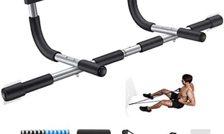 Ally Peaks Pull Up Bar for Doorway | Thickened Steel Max Limit 440 lbs Upper Body Fitness Workout Bar| Multi-Grip Strength for Doorway | Indoor Chin-Up Bar Fitness Trainer for Home Gym Portable