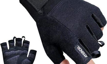 ATERCEL Workout Gloves for Men and Women, Exercise Gloves for Weight Lifting, Cycling, Gym, Training, Breathable and Snug fit