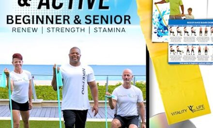 STRENGTHENING EXERCISES FOR SENIORS DVD + Poster + Resistance Band. Renew – Strength – Stamina. DVD Exercise for Seniors and Beginners. Resistance Band Workouts for Seniors. Exercise Seniors DVD.