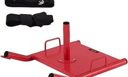 VEVOR Weight Training Pull Sled, Fitness Strength Speed Training Sled, Steel Power Sled Workout Equipment for Athletic Exercise and Speed Improvement