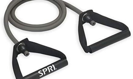 SPRI Resistance Bands with Handles – Exercise Resistance Tube Bands for Strength Training Fitness