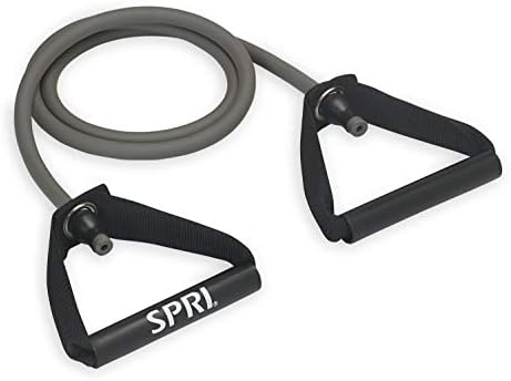 SPRI Resistance Bands with Handles – Exercise Resistance Tube Bands for Strength Training Fitness