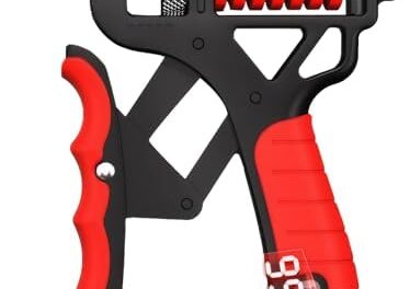 Grip Strength Trainer,Hand Grip Strengthener-Biachoba Adjustable Distance/Resistance Hand Gripper Strengthener（22-265lb）Counting Double Spring Hand Gripper，Wrist Forearm Strengthener