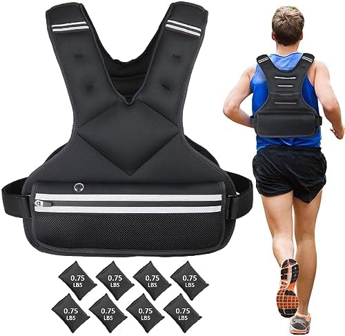 JoyPlus Adjustable Weight Vest, Sport Running Weighted Vest, Strength Training Weight Vest, Weighted Vest Workout Equipment