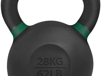 Yes4All Kettlebell Weights Cast Iron/Kettlebells Powder Coated – Strength Training, Home Gym, Full-body Exercises