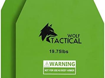 WOLF TACTICAL Weight Vest Plates – 5.75/8.75/14.5/19.75LB Pairs – WODs, Strength Training, Running, Heavy Workouts