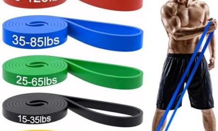 Pull Up Bands, Resistance Bands, Pull Up Assistance Bands Set for Men & Women, Exercise Workout Bands for Working Out, Body Stretching, Physical Therapy, Muscle Training