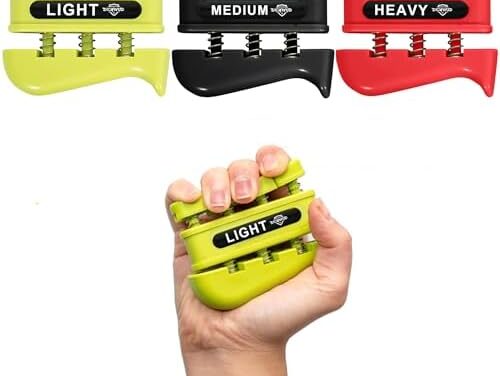 DICYWUDI Grip Strength Trainer, Finger Strength Trainer for Grip Strength Training for Fingers, Wrists, and Hands for Home, Office, Gym, Climbing, Athletes, Musicians, and Therapy