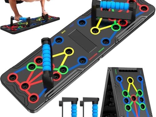 Solid Push Up Board Home Workout Equipment Multi-Functional Pushup Stands System Fitness Floor Chest Muscle Exercise Professional Equipment Burn Fat Strength Training Arm Men & Women Weights , Best Choice for Daily Gifts