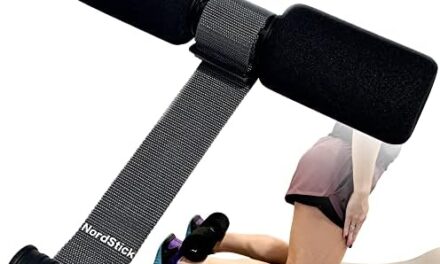 NordStick Nordic Hamstring Curl Strap – Original Nord Stick Exercise Set for Home and Travel – 5 Second Set Up